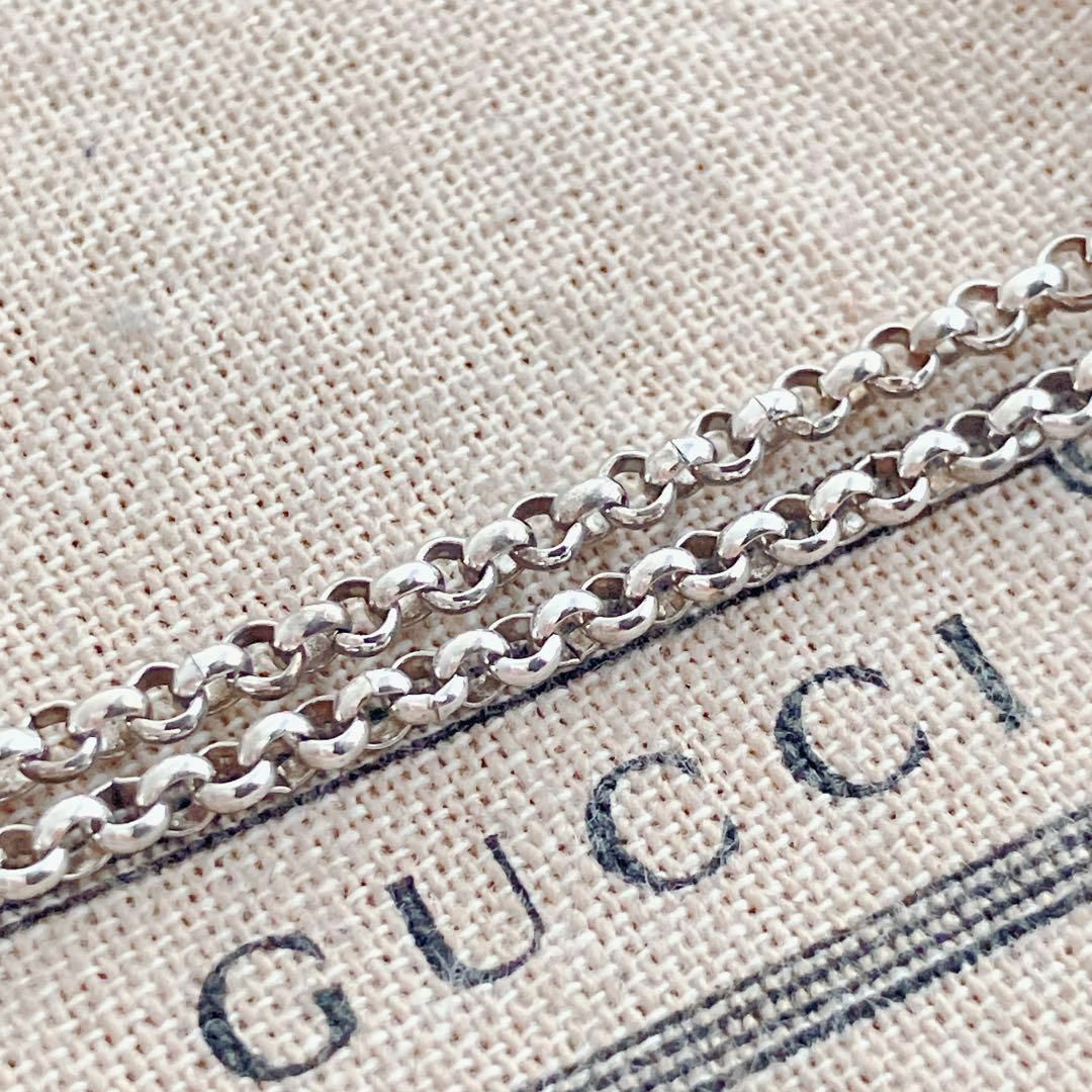 GUCCI - 洗浄済＊グッチ GUCCI 925 キー 鍵 ネックレス シルバー