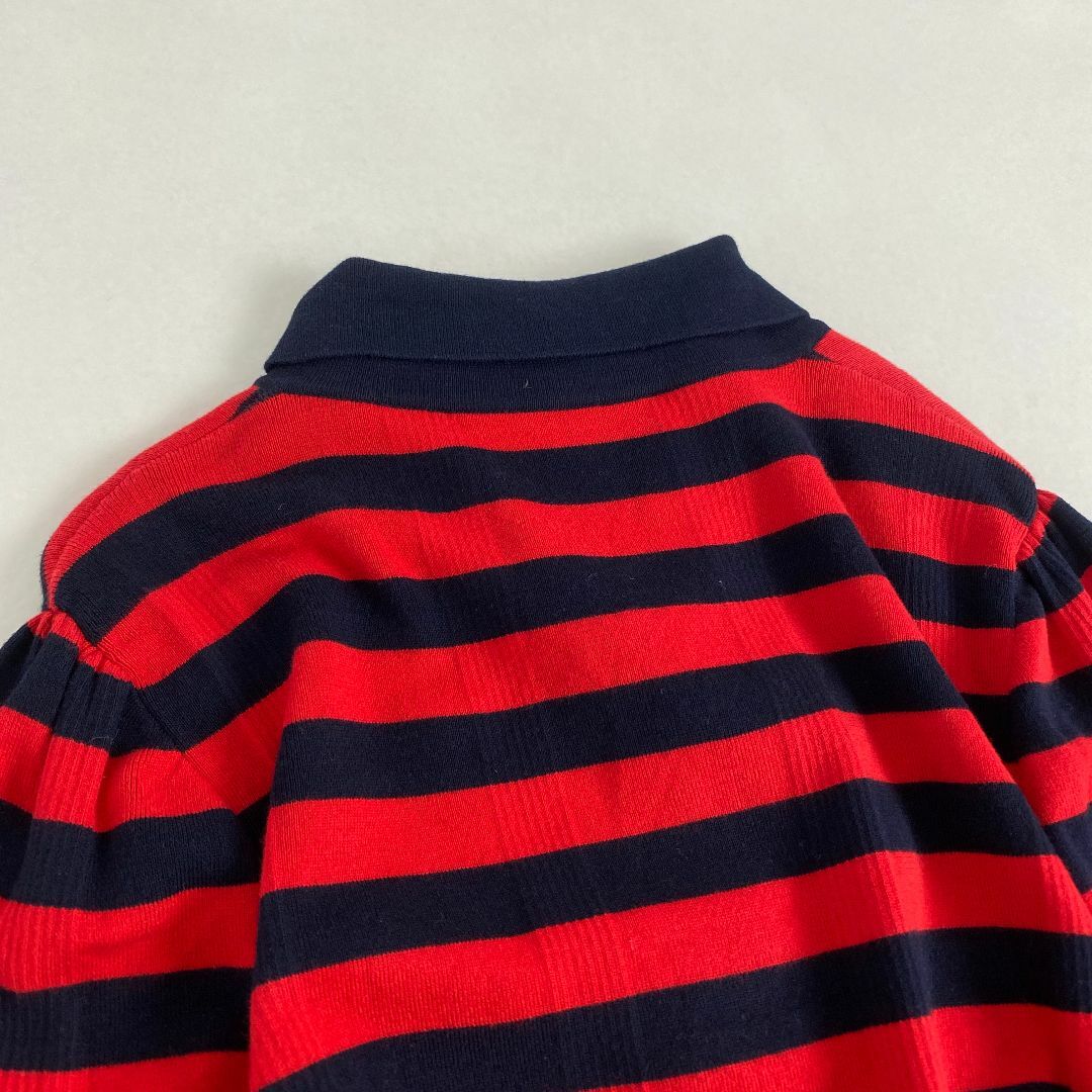GUCCI - 美品 グッチ ワンピース ニット ロゴワッペン ボーダー