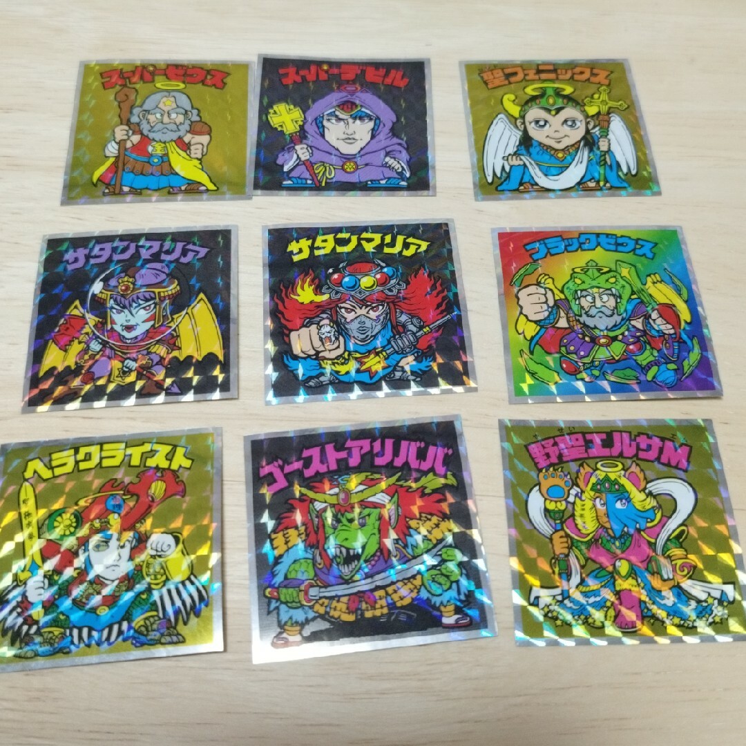 bikkuriman(LOTTE)(ビックリマン)のヘッドだらけのビックリマン 5枚から エンタメ/ホビーのアニメグッズ(カード)の商品写真