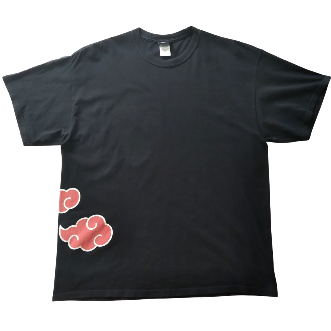古着　00s　ナルト　Tシャツ　XL　黒　暁　naruto　アニメT　公式 *