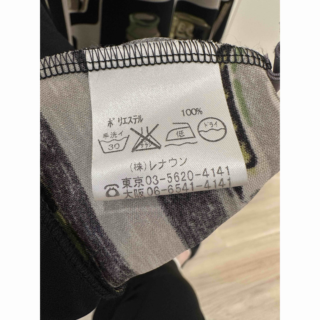 TOKUKO 15 アートプリント五分袖チュニック