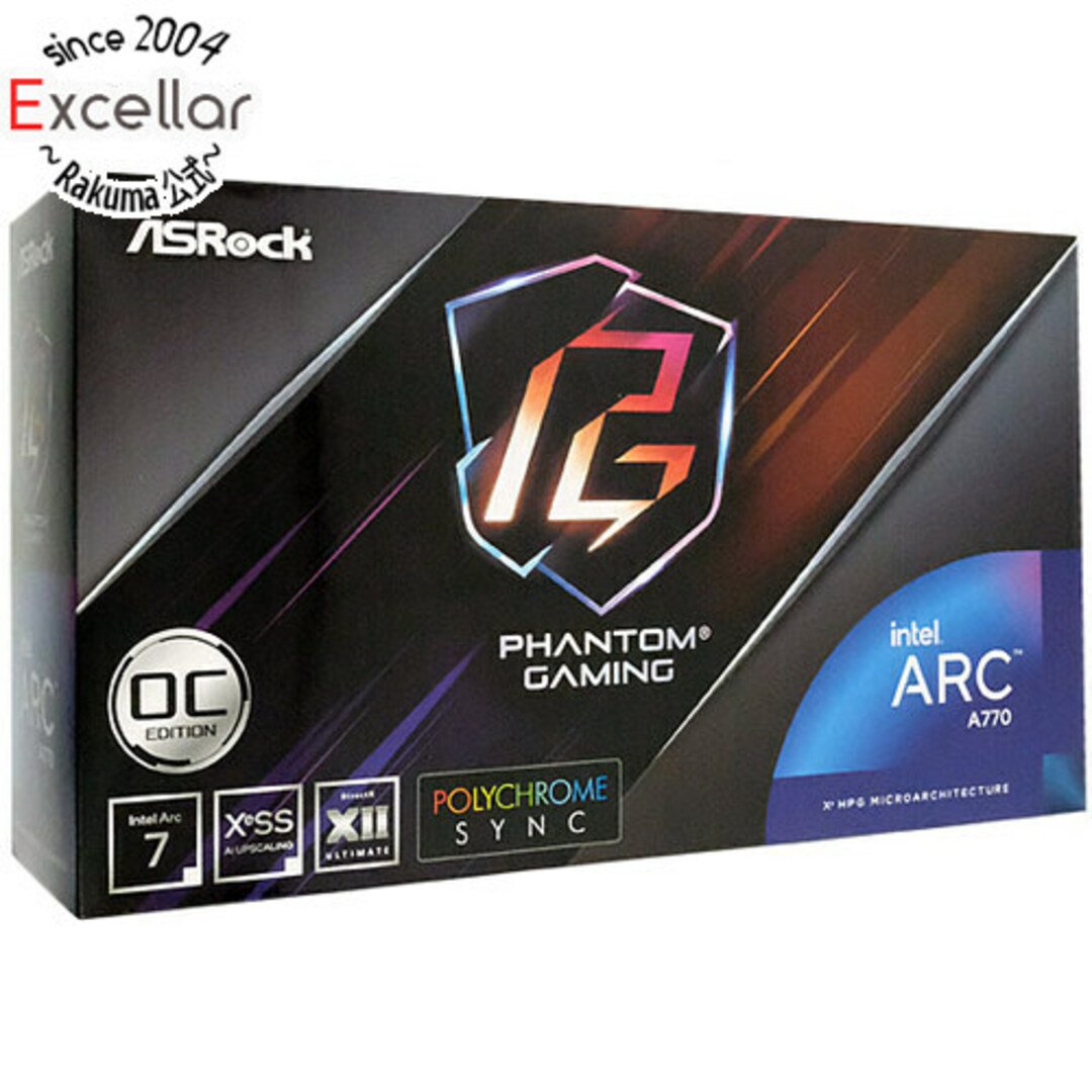 intel(インテル)のASRock製グラボ Intel Arc A770 Phantom Gaming 16GB OC PCIExp 16GB スマホ/家電/カメラのPC/タブレット(PCパーツ)の商品写真