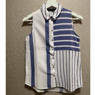 ザラ(ZARA)のZARA ノースリーブ(シャツ/ブラウス(半袖/袖なし))