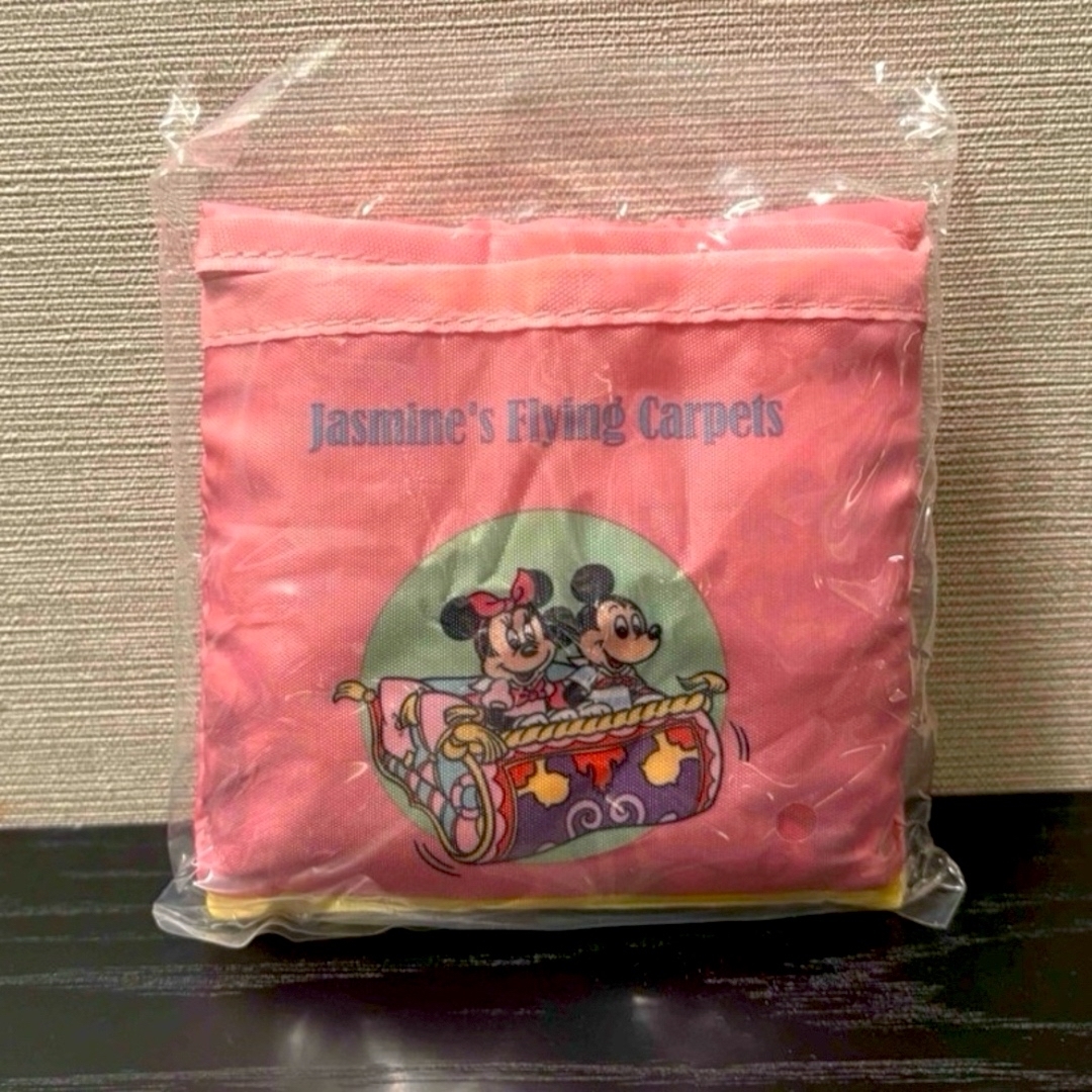 Disney(ディズニー)のディズニー ガチャガチャ カプセルトイ エコバッグ ジャスミン ピンク エンタメ/ホビーのおもちゃ/ぬいぐるみ(キャラクターグッズ)の商品写真