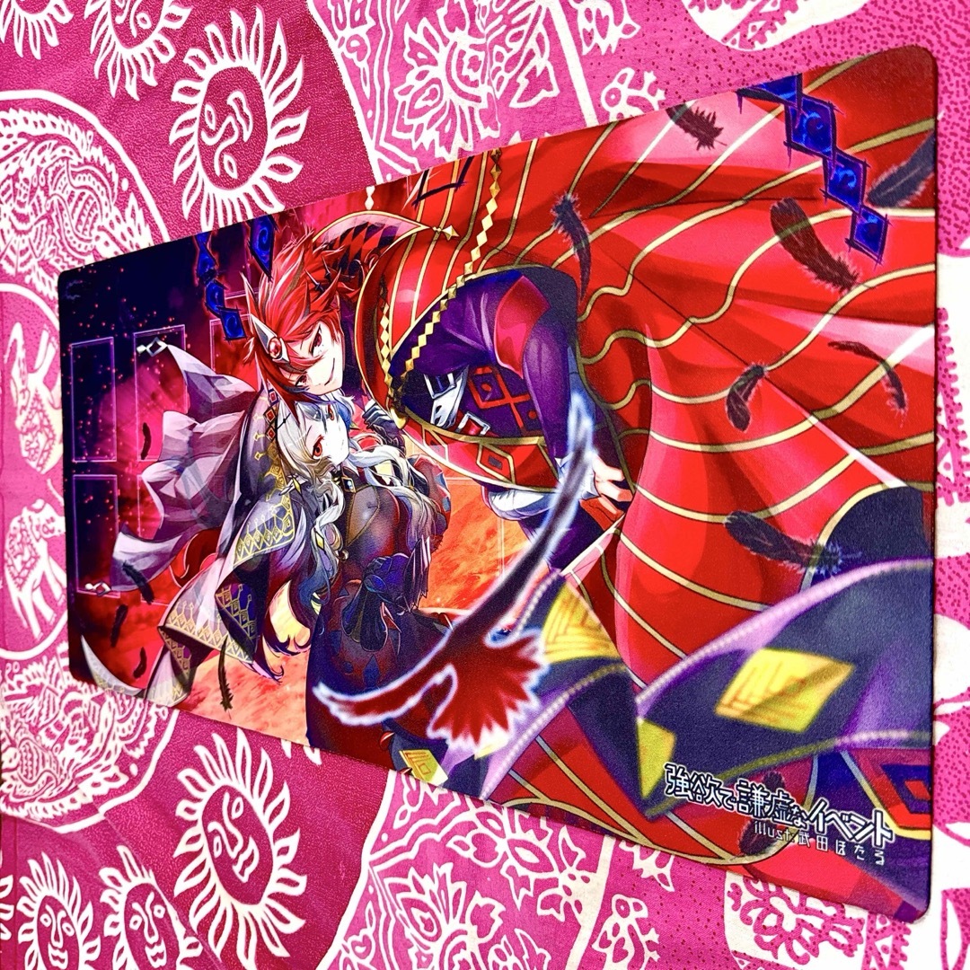 【開封済み】遊戯王 アルベル カルテシア 強欲で謙虚なイベント プレイマット エンタメ/ホビーのトレーディングカード(カードサプライ/アクセサリ)の商品写真