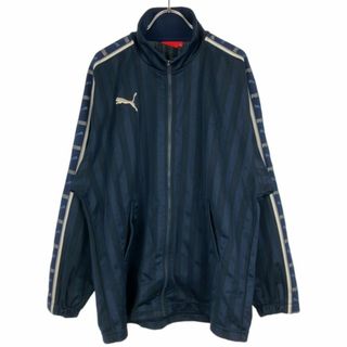 プーマ(PUMA)の古着 メンズS-M PUMA/プーマ トラックジャケット ジャージ フルジップ スポーツ ウォーキング ネイビー/ホワイト 862216 gl00083(ジャージ)