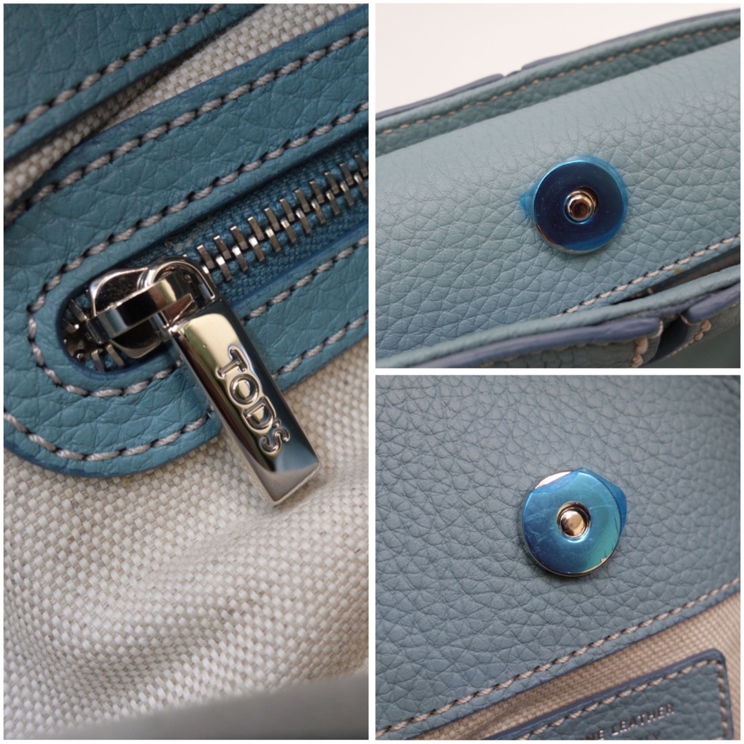 TOD'S - 【ほぼ未使用】トッズ ハンドバッグ シャツ トート