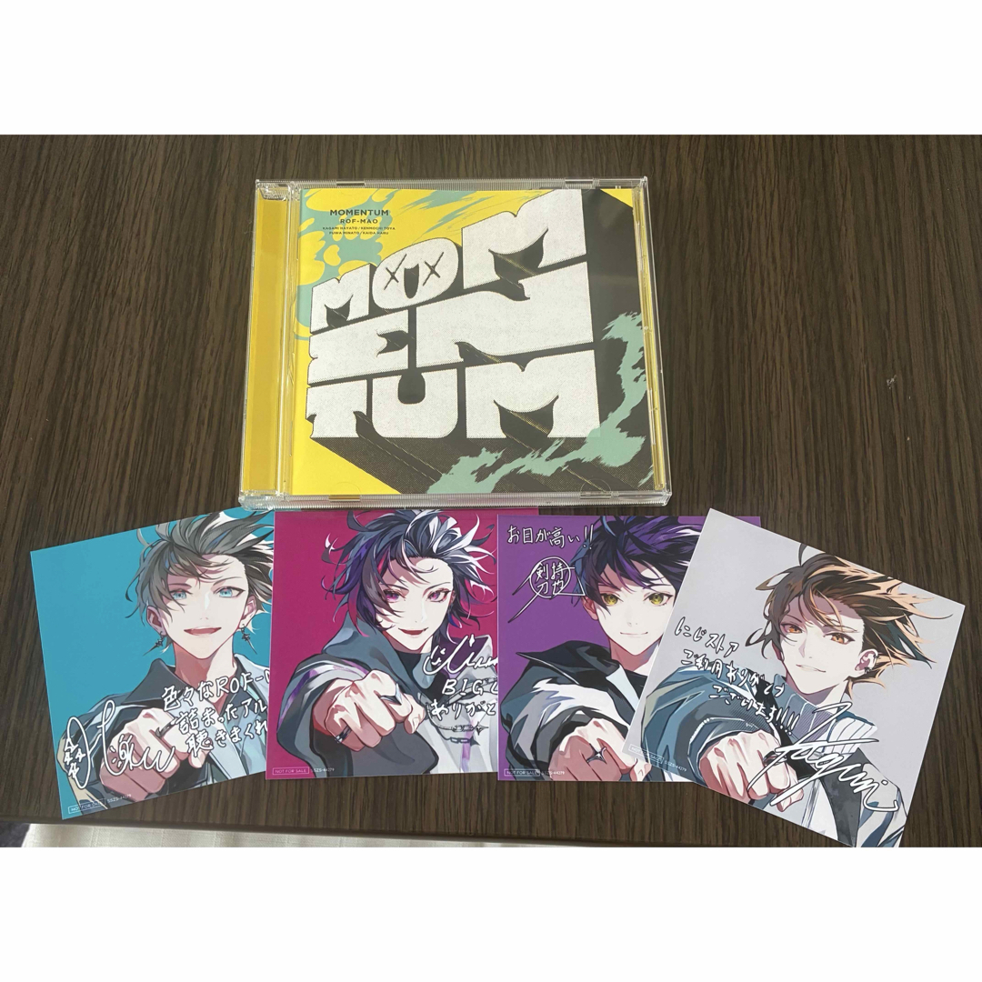 にじさんじ(ニジサンジ)のROF-MAO MOMENTUM通常盤 (特典付き) エンタメ/ホビーのCD(ポップス/ロック(邦楽))の商品写真