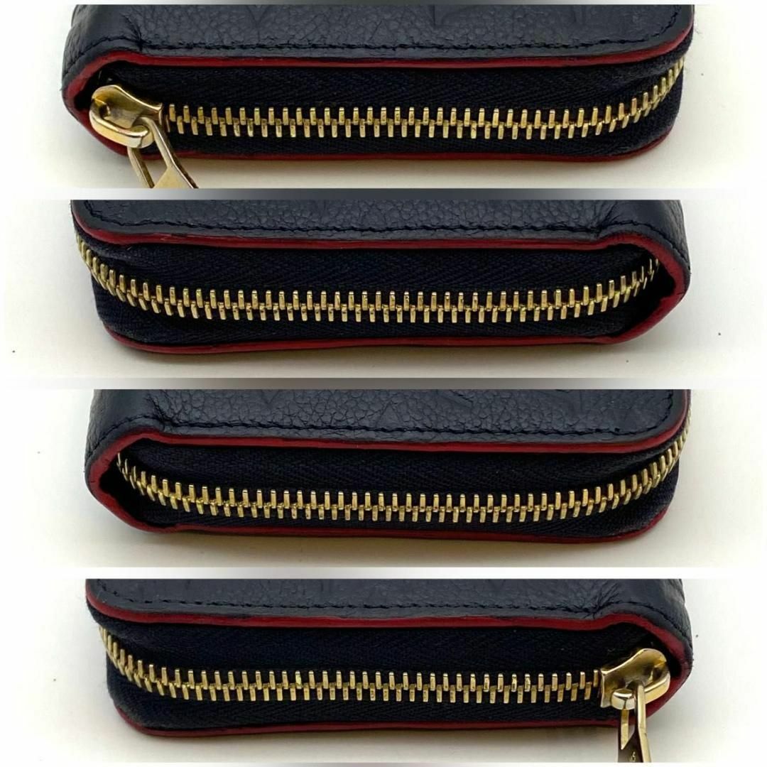 【新型・美品】ルイヴィトン ジッピーウォレット アンプラント マリーヌルージュ LOUIS VUITTON - 【極美品】ルイヴィトン アンプラント ジッピー
