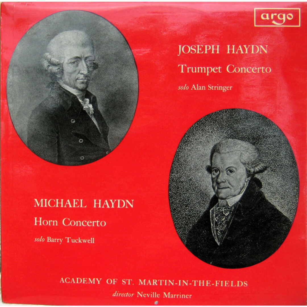 英LP Joseph Haydn / Michael Haydn ; Trumpet Concerto / Horn Concerto RG543 Argo /00260 エンタメ/ホビーのエンタメ その他(その他)の商品写真
