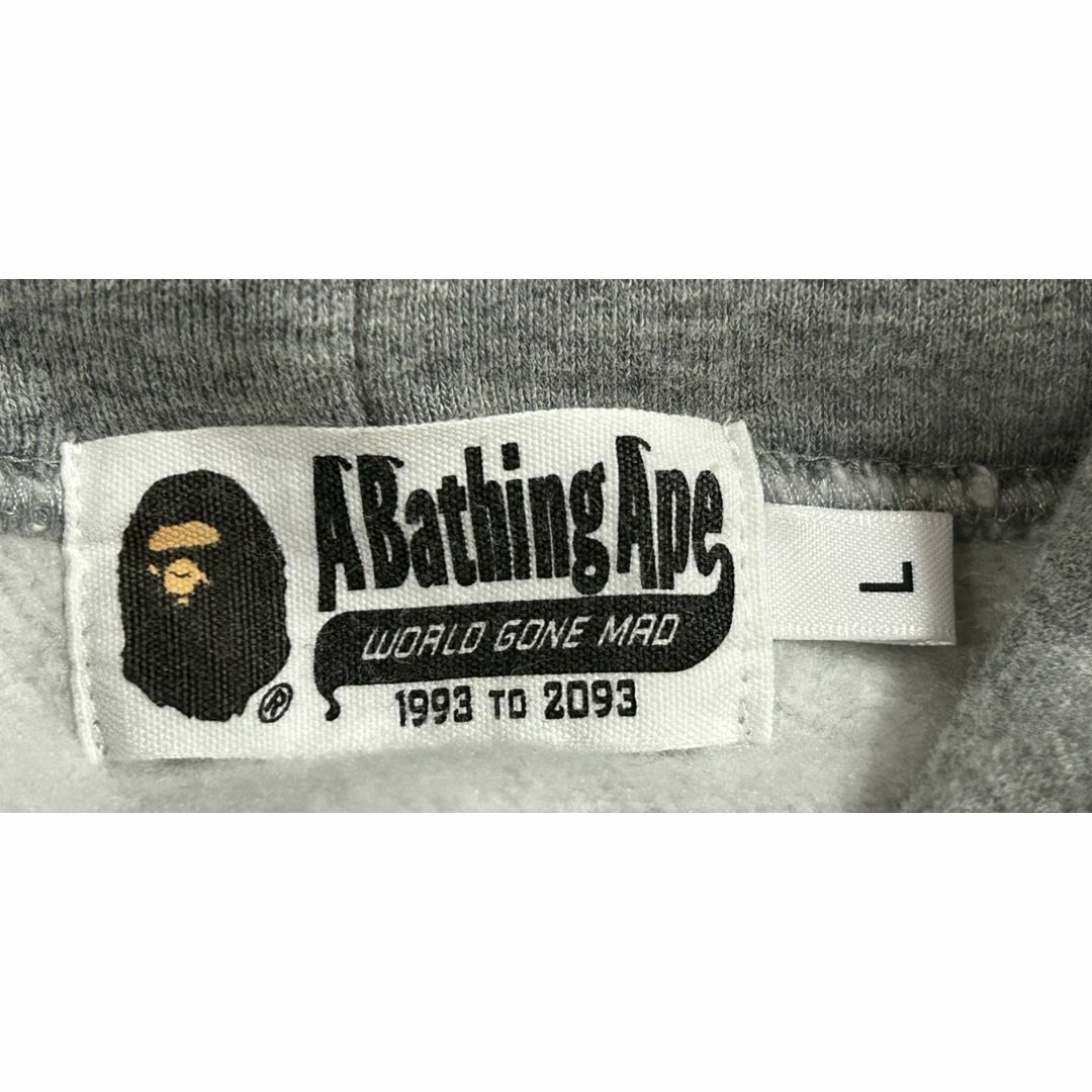 A BATHING APE(アベイシングエイプ)の＊アベイシングエイプ APE プリント スウェット プルオーバーパーカー L メンズのトップス(パーカー)の商品写真