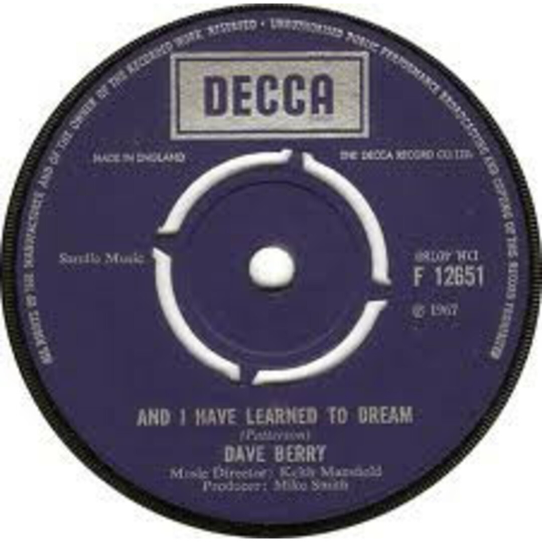 英7” Dave Berry Forever F12651 Decca /00080 エンタメ/ホビーのエンタメ その他(その他)の商品写真