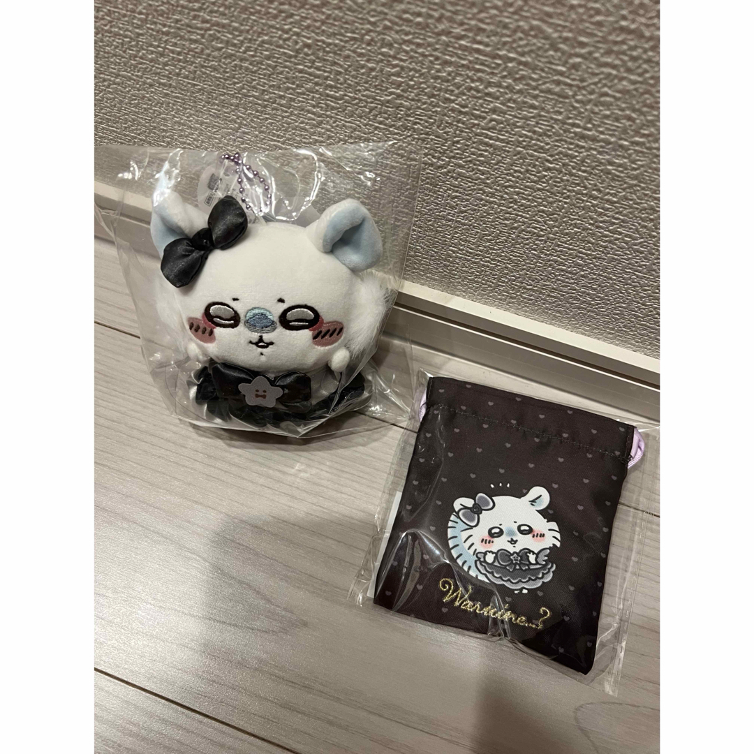 まじかるちいかわ 悪いバージョンだ?マスコット モモンガ 巾着 エンタメ/ホビーのおもちゃ/ぬいぐるみ(キャラクターグッズ)の商品写真