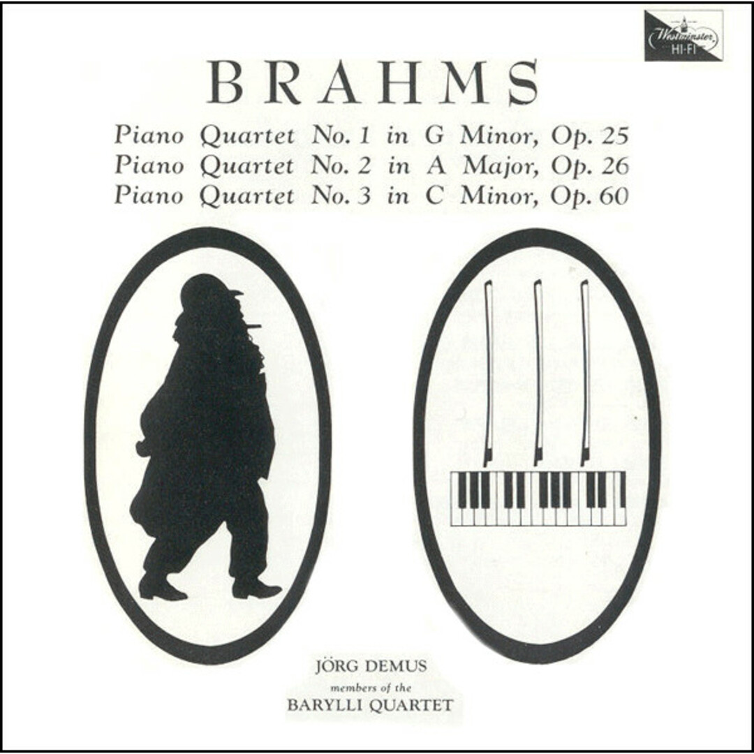 2CD デムス(イエルク), ブラームス, ブラームス:ピアノ四重奏曲第1番・第2番・第3番 MVCW190245 Westminster /00110 エンタメ/ホビーのCD(クラシック)の商品写真