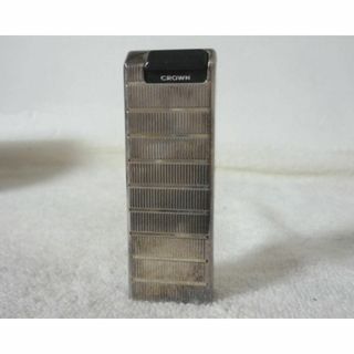 CROWN　クラウン　MARKⅡ　シルバー　ブラック　ガスライター　ヴィンテージ(タバコグッズ)