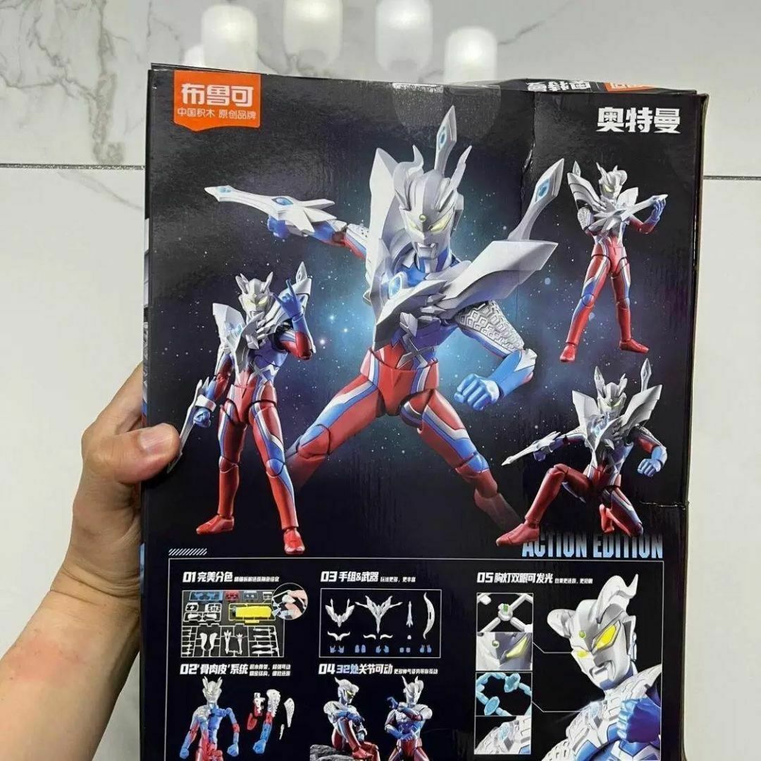 中国限定 布鲁可 ウルトラマンゼロ プラモデル - 特撮