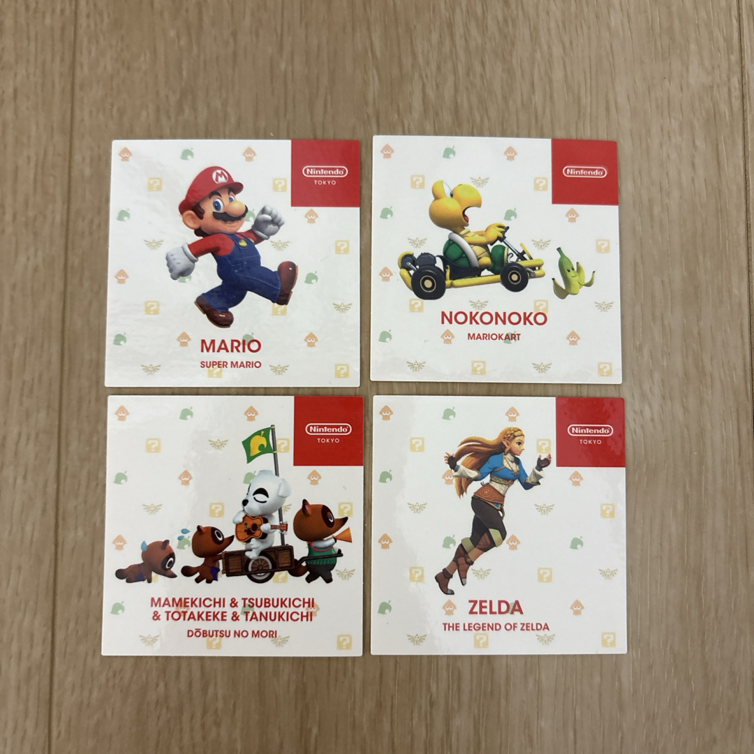 任天堂(ニンテンドウ)のNintendo TOKYO ステッカーセット マリオ ゼルダ どうぶつの森 エンタメ/ホビーのコレクション(ノベルティグッズ)の商品写真