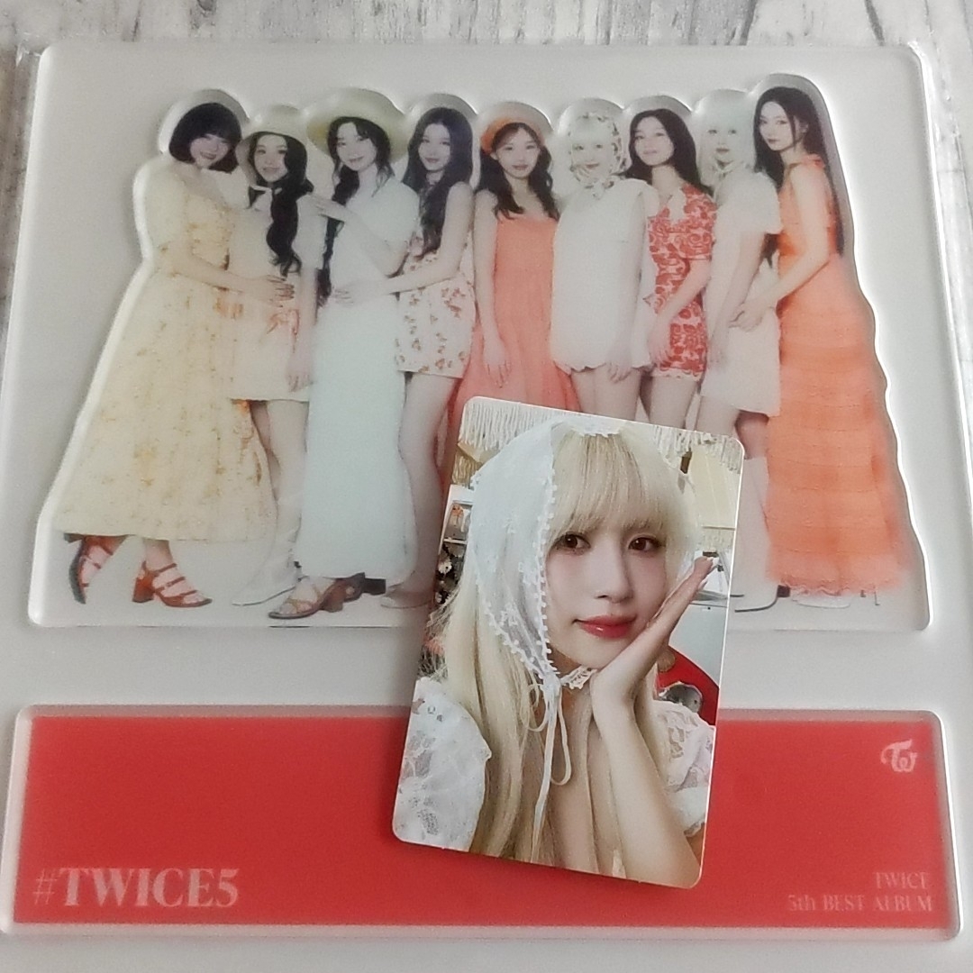 TWICE(トゥワイス)のTWICE #TWICE5 アクリルスタンド トレカ(ミナ) エンタメ/ホビーのCD(K-POP/アジア)の商品写真