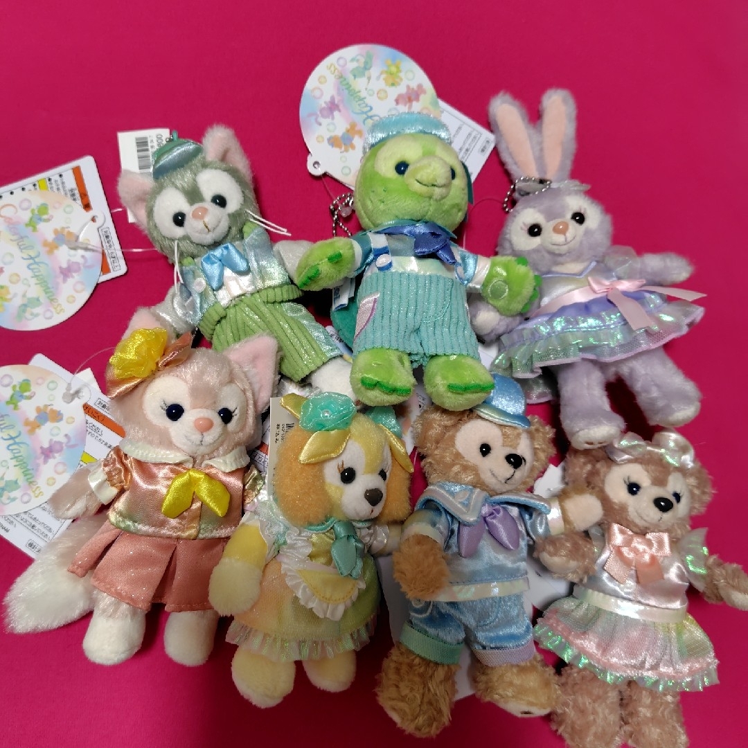 Disney(ディズニー)のカラフルハピネス7人 エンタメ/ホビーのおもちゃ/ぬいぐるみ(キャラクターグッズ)の商品写真