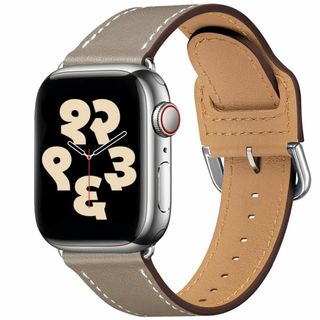 LOVLEOP アップルウォッチ バンド レザー コンパチブル Apple Wa(その他)