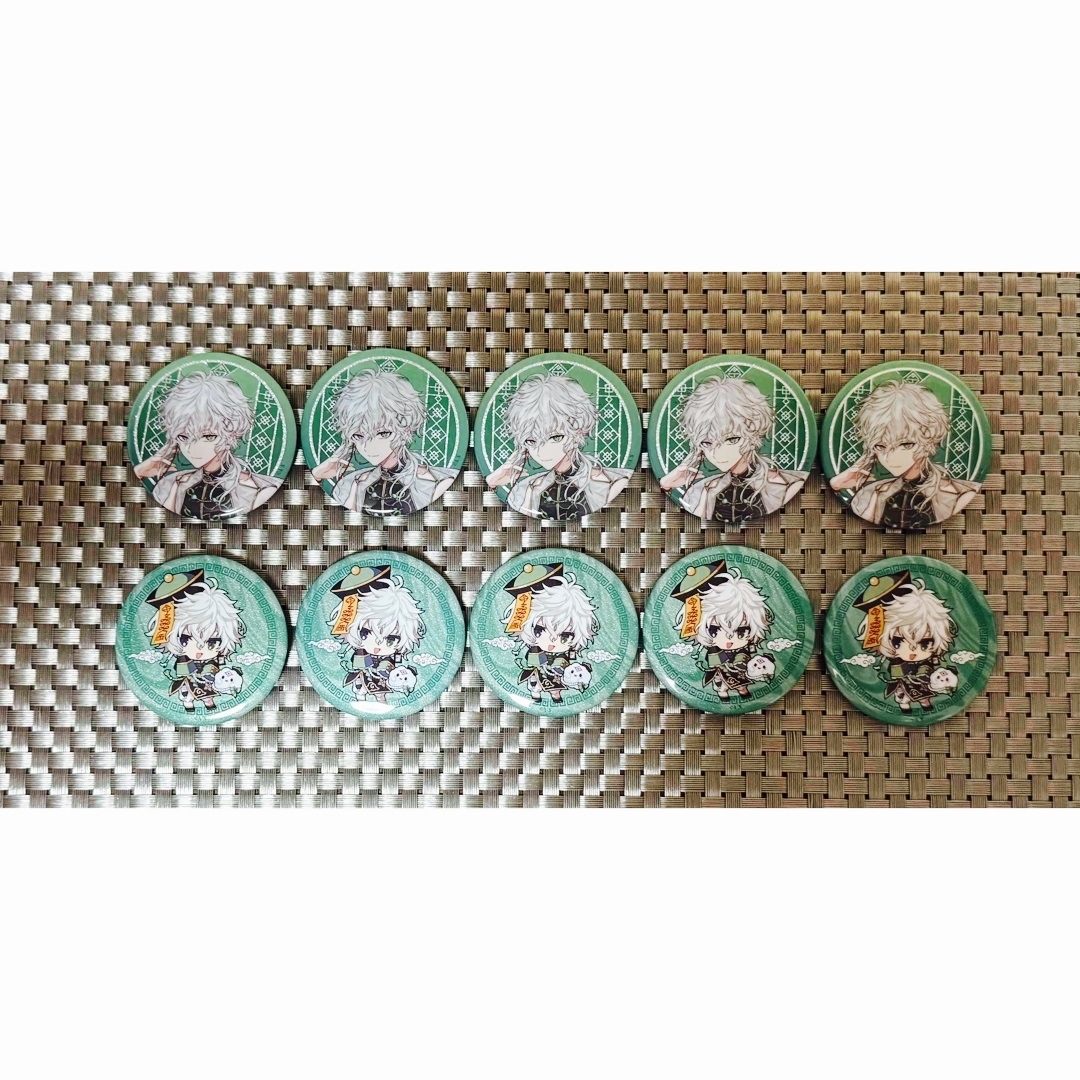 叢雲カゲツ 2nd Anniversary ランダムグリッター缶バッジ 10個 エンタメ/ホビーのおもちゃ/ぬいぐるみ(キャラクターグッズ)の商品写真