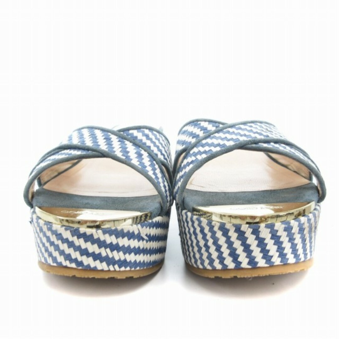 JIMMY CHOO - ジミーチュウ 美品 サンダル ウェッジソール 38