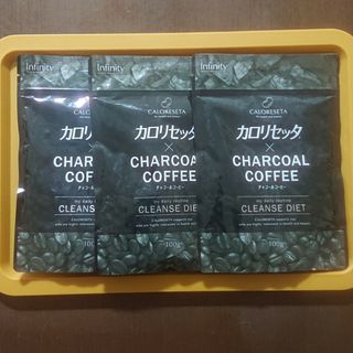 インフィニティ(INFINITY)のカロリセッタ×チャコールコーヒー100g×3袋セット(ダイエット食品)