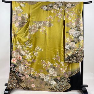 振袖 身丈165cm 裄丈66cm 正絹 名品 【中古】(着物)