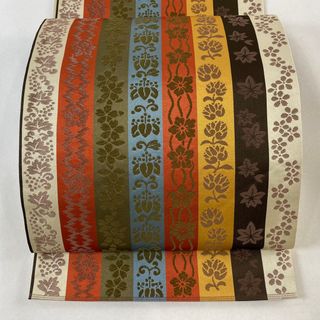 袋名古屋帯 美品 優品 化繊 【中古】(帯)
