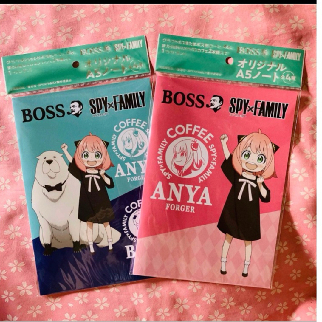 スパイファミリーノート 2冊 エンタメ/ホビーのおもちゃ/ぬいぐるみ(キャラクターグッズ)の商品写真