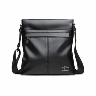 [Ｗｈａｔｎａ] ショルダーバッグ メンズ メッセンジャーバッグ 縦型 小さめビ(その他)