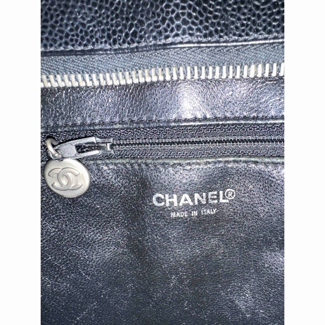 CHANEL(シャネル)のCHANEL 復刻トート シルバー金具 キャビアスキン レディース レディースのバッグ(トートバッグ)の商品写真