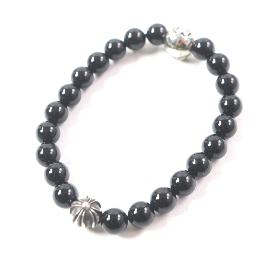 セール 一番安い Chrome Hearts 13 BEAD ブレスレット オニキス アクセサリー