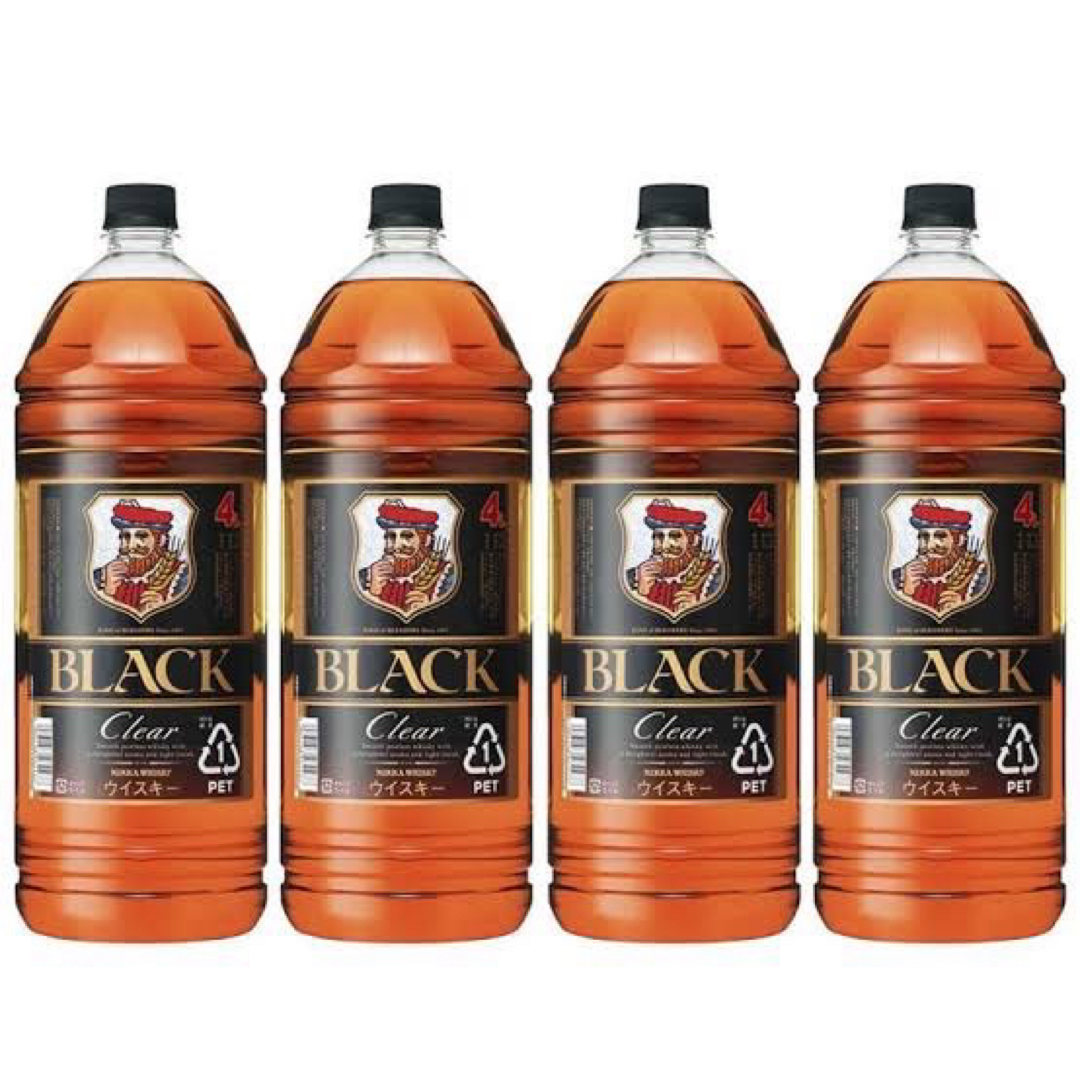 ブラックニッカクリア4ℓ✖️4本 食品/飲料/酒の酒(ウイスキー)の商品写真