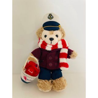 ダッフィー(ダッフィー)のダッフィー ぬいぐるみバッジ　ぬいば　オープンマウス　ロブスター 　マスコット(キャラクターグッズ)