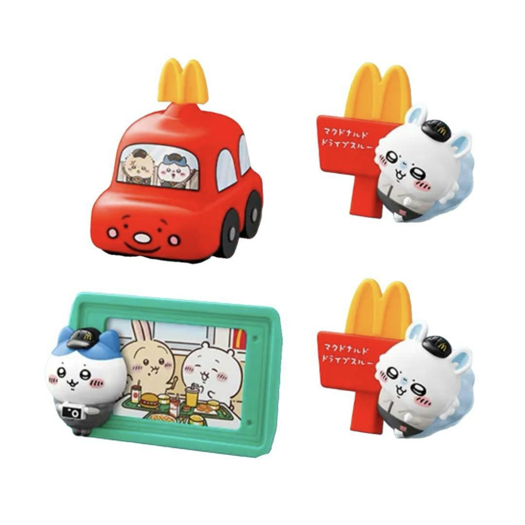 ちいかわ(チイカワ)のマクドナルド ちいかわ ハッピーセット ラッコ モモンガ ハチワレ 1弾 2弾 エンタメ/ホビーのおもちゃ/ぬいぐるみ(キャラクターグッズ)の商品写真