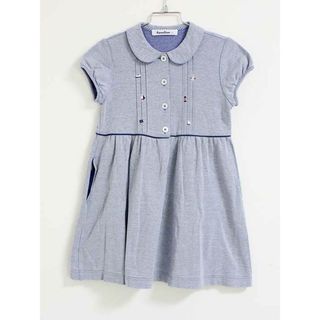 ファミリア(familiar)のファミリア 半袖ワンピース 120cm キッズ 女児 水色【中古】 【新入荷!】  〓(ワンピース)