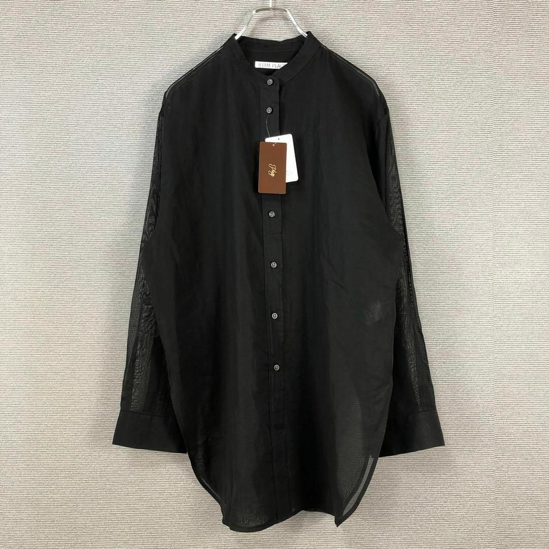 高評価なギフト 未使用品 - Plage R'IAM F シアーバンドカラーシャツ PLAGE トップス