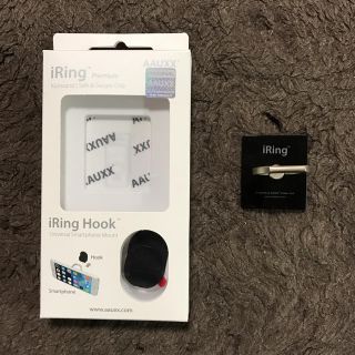 iRing 正規品 ブラック(モバイルケース/カバー)