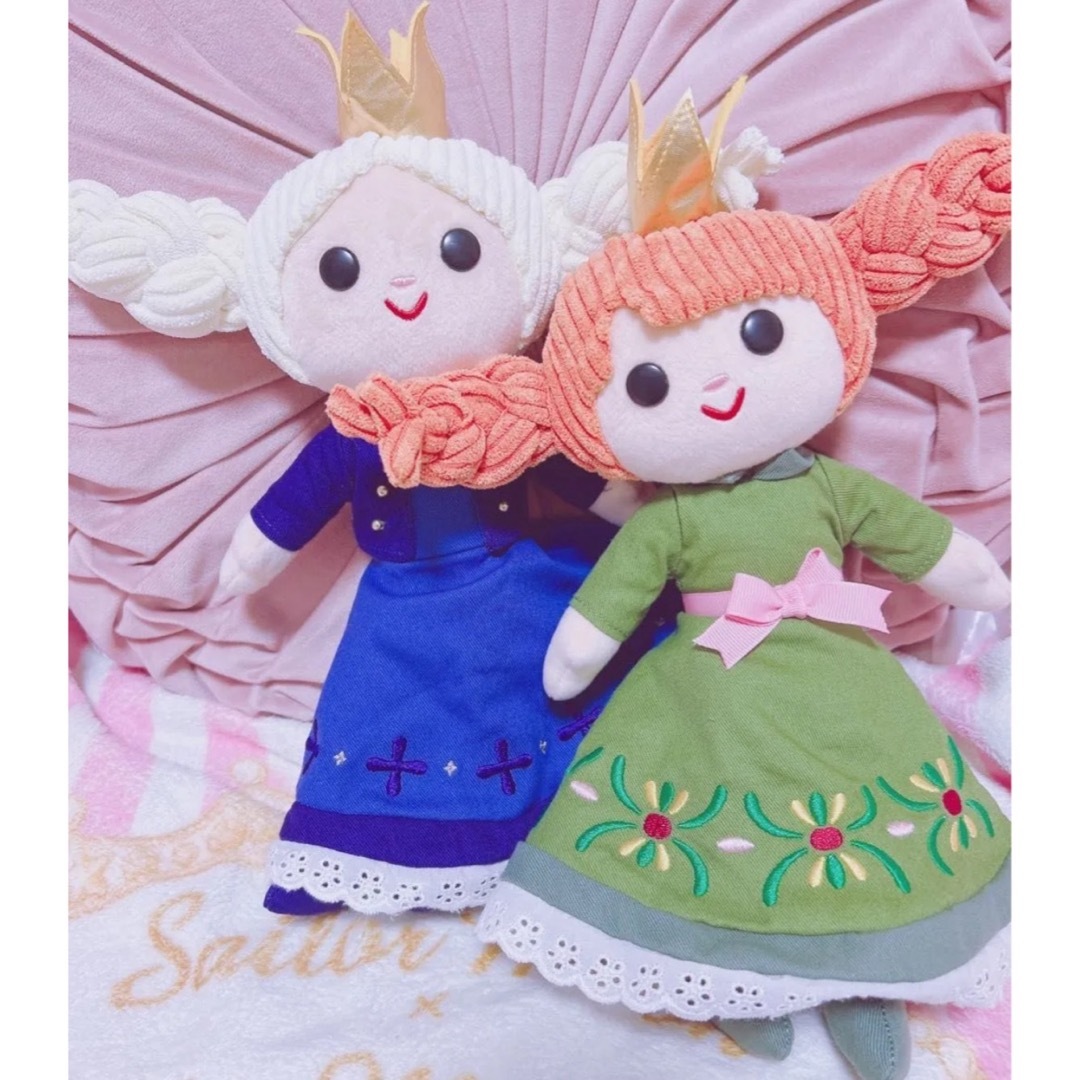 Disney(ディズニー)のファンタジースプリングス アナ エルサ アナ雪 ぬいぐるみ エンタメ/ホビーのおもちゃ/ぬいぐるみ(キャラクターグッズ)の商品写真