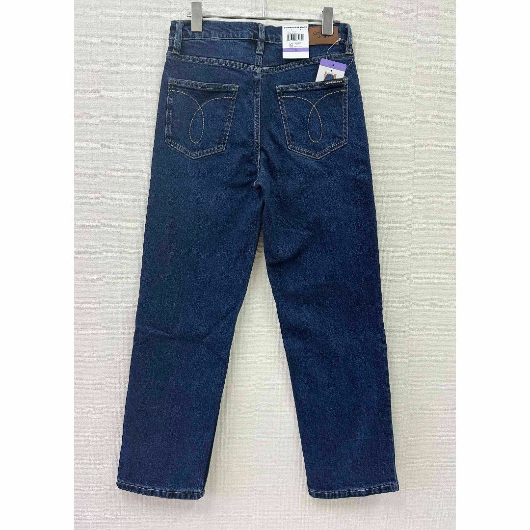 Calvin Klein(カルバンクライン)の新品 US-4 ★ カルバンクラインジーンズ ハイライズ ストレート ストレッチ レディースのパンツ(デニム/ジーンズ)の商品写真