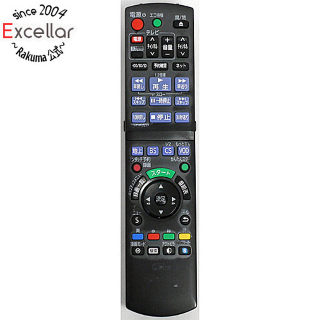 Panasonic(パナソニック)のPanasonic ブルーレイディスクレコーダー用リモコン N2QAYB000799 スマホ/家電/カメラのテレビ/映像機器(その他)の商品写真