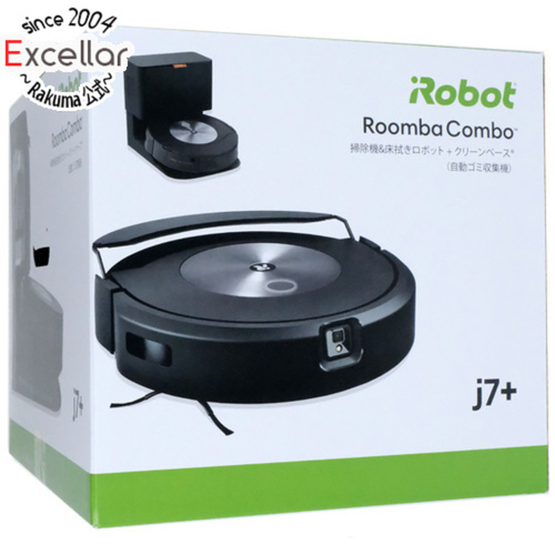 iRobot(アイロボット)のiRobot Roomba 自動掃除機 ルンバ コンボ j7+ c755860 未使用 スマホ/家電/カメラの生活家電(掃除機)の商品写真