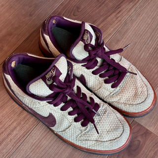 ナイキ(NIKE)のNIKE SB ナイキ DUNK LOW PRO ヘンプ レッドマホガニー 箱付(スニーカー)