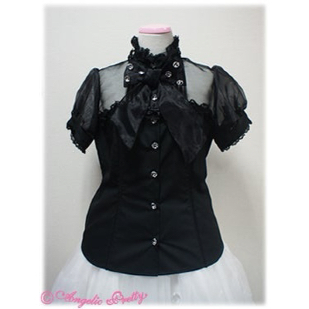 Angelic Pretty(アンジェリックプリティー)のガラスの人形ブラウス レディースのトップス(シャツ/ブラウス(半袖/袖なし))の商品写真