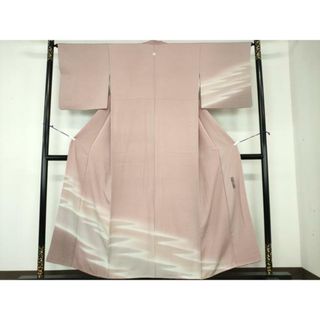 平和屋着物■訪問着　作家物　霞文　分銅繋ぎ　暈し染め　正絹　逸品　DAAO0886xg(着物)