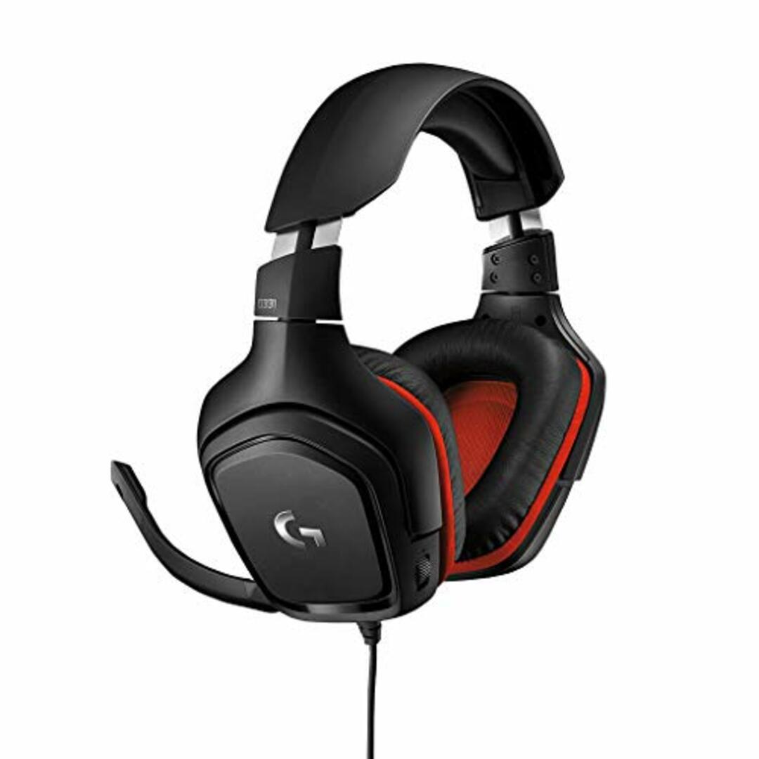 Logicool G ロジクール G ゲーミングヘッドセット G331 PS5 PS4 PC Switch Xbox 有線 2.1ch ステレオ 3.5mm 軽量 ノイズキャンセリング 単一性 フリッ エンタメ/ホビーのゲームソフト/ゲーム機本体(その他)の商品写真