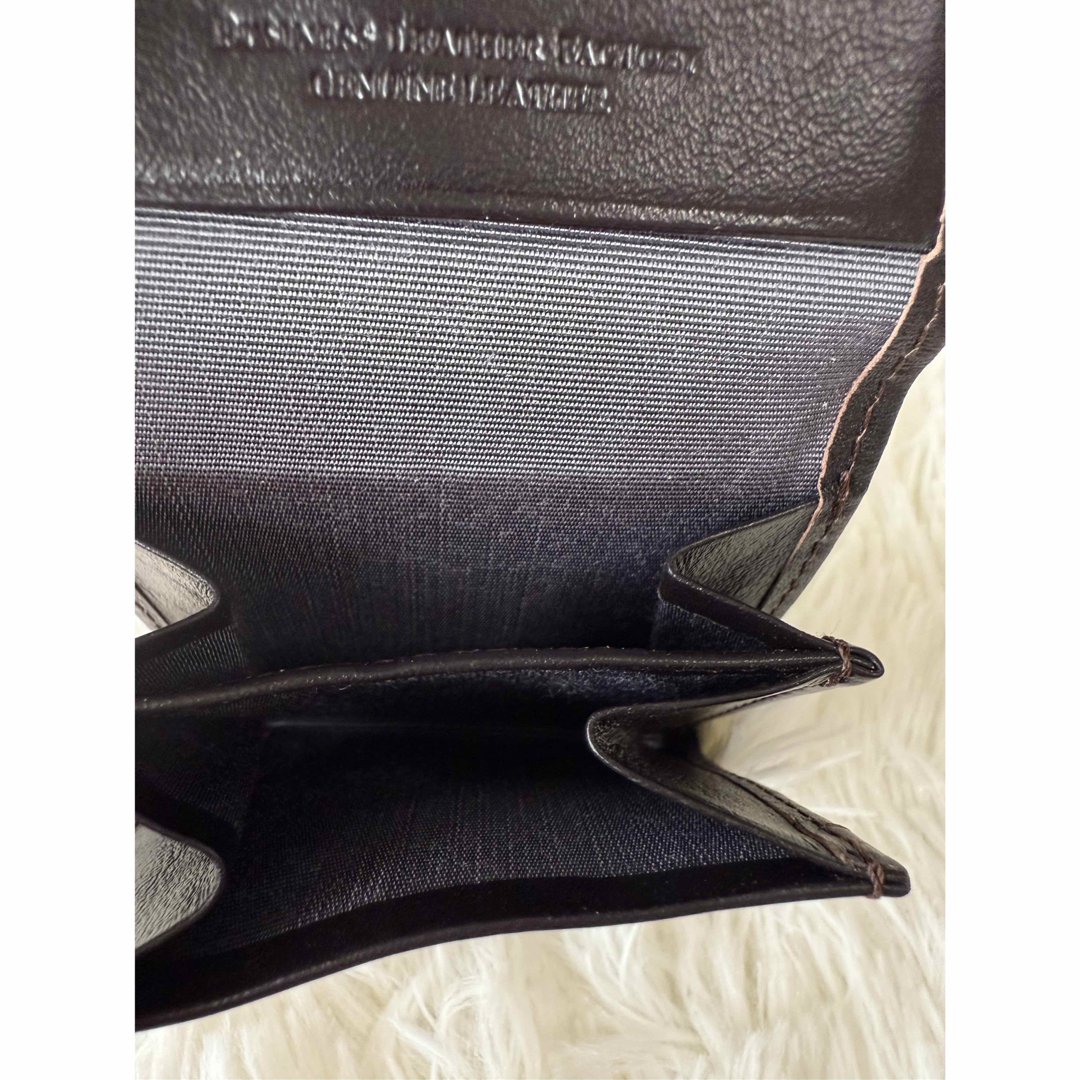 ✨新品✨ ビジネスレザーファクトリー コインケース ダークブラウン 本革 財布 メンズのファッション小物(コインケース/小銭入れ)の商品写真