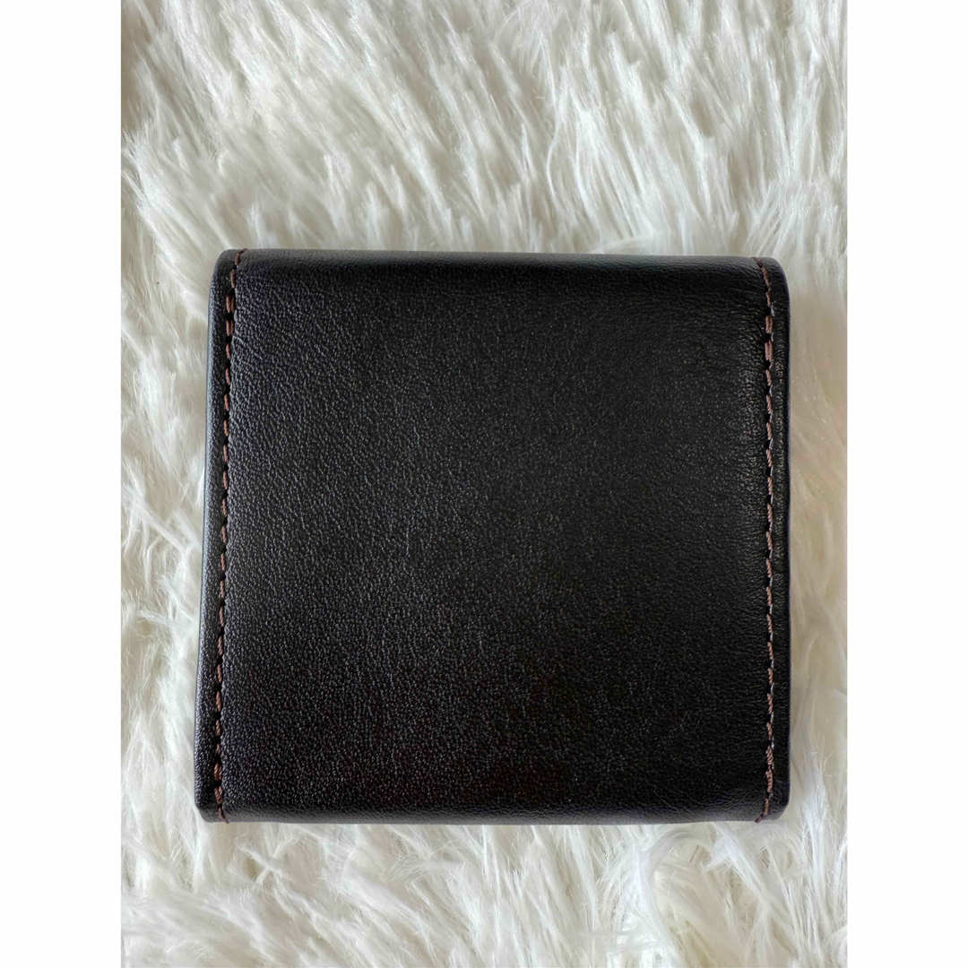 ✨新品✨ ビジネスレザーファクトリー コインケース ダークブラウン 本革 財布 メンズのファッション小物(コインケース/小銭入れ)の商品写真
