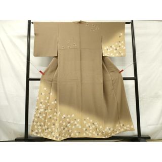平和屋着物■訪問着　イチョウ　銀杏　暈し染め　正絹　逸品　DAAO0805xg(着物)